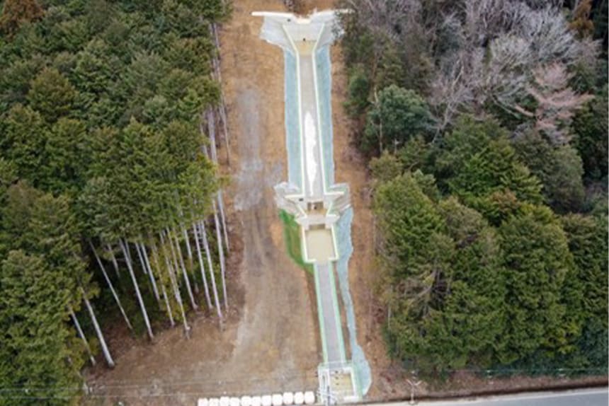 県単独県営治山事業(5単災第1号) 治山工事完了後の状況 兵庫県西脇市