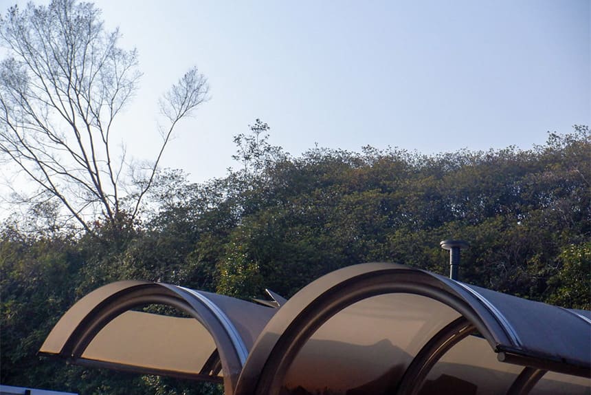 勤労福祉センター解体工事 解体完了後の現場状況 兵庫県西脇市