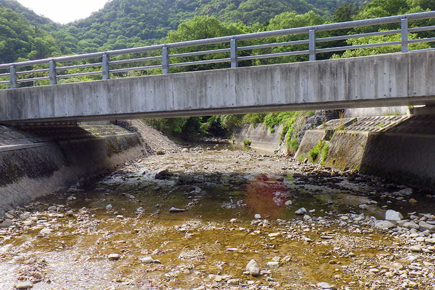 加古川水系門柳川 河川災害復旧工事 復旧完了後の河川状況 兵庫県西脇市
