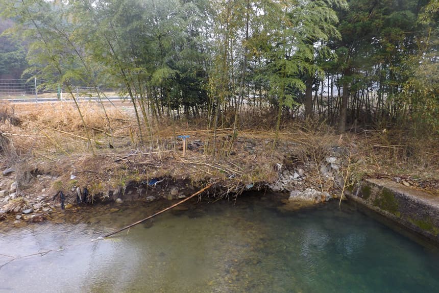 加古川水系門柳川 河川災害復旧工事 被災状況 兵庫県西脇市