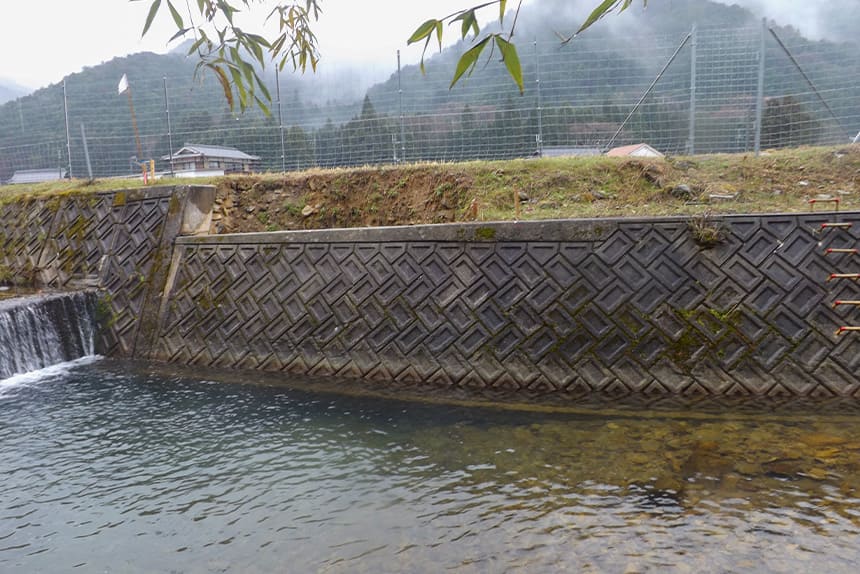 加古川水系門柳川 河川災害復旧工事 被災状況 兵庫県西脇市