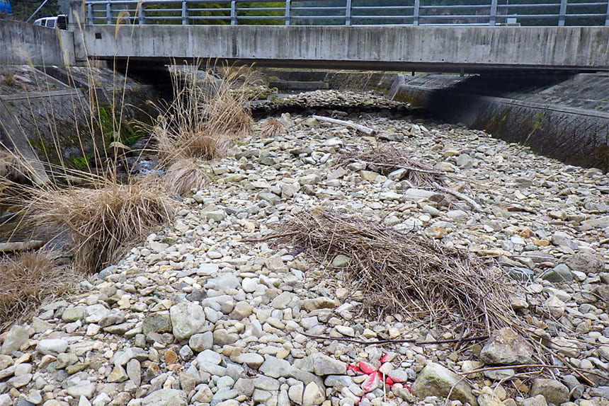 加古川水系門柳川 河川災害復旧工事 被災状況 兵庫県西脇市